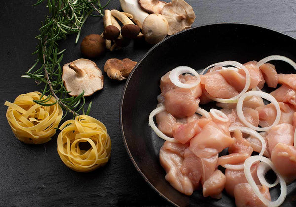 POULET GESCHNETZELTES von der Brust